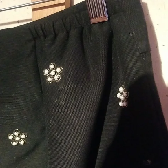 Host pick happy! Talbot's NWT wildly beautiful cotton/silk skirt, size 14 WP - Picture 5 of 6